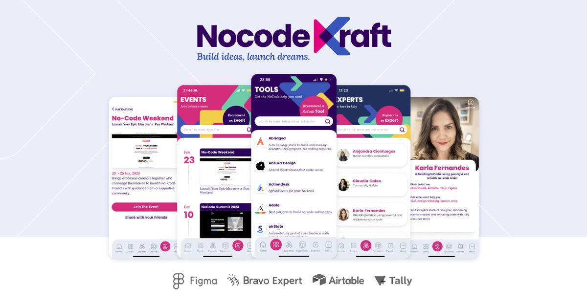 Nocode Kraft | Build ideas, launch dreams.