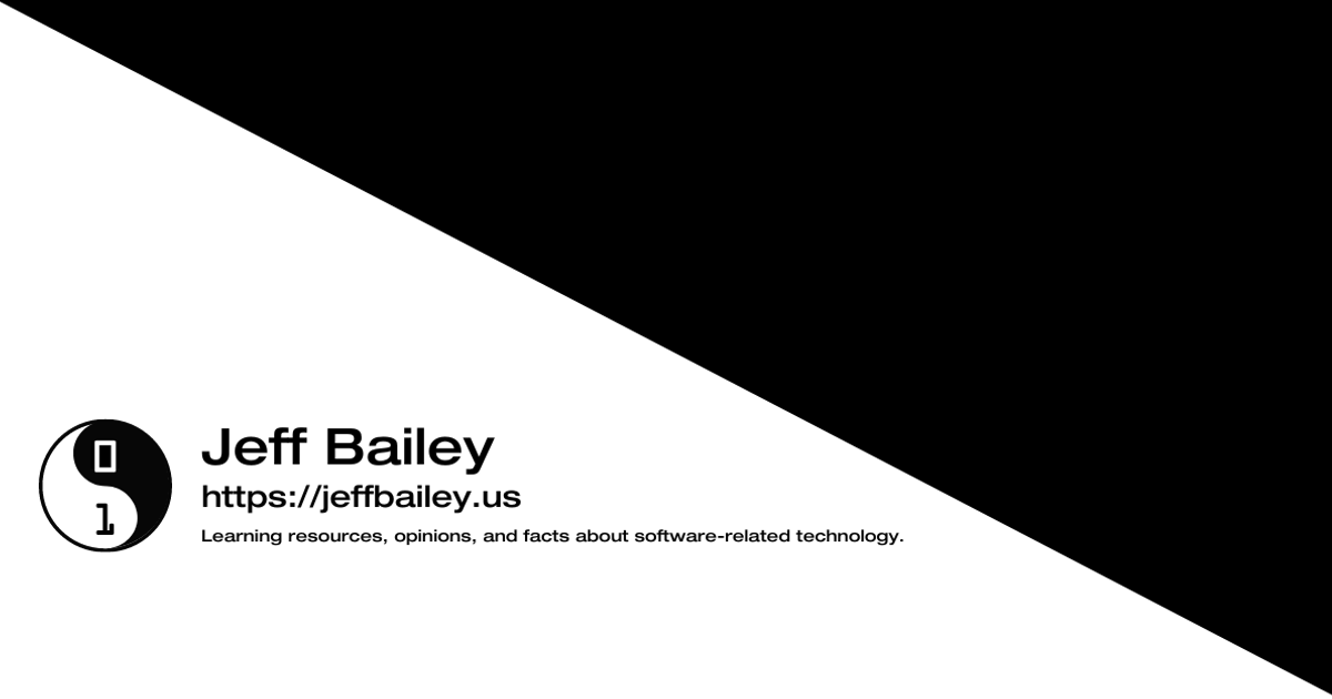 Jeff Bailey — https://jeffbailey.us