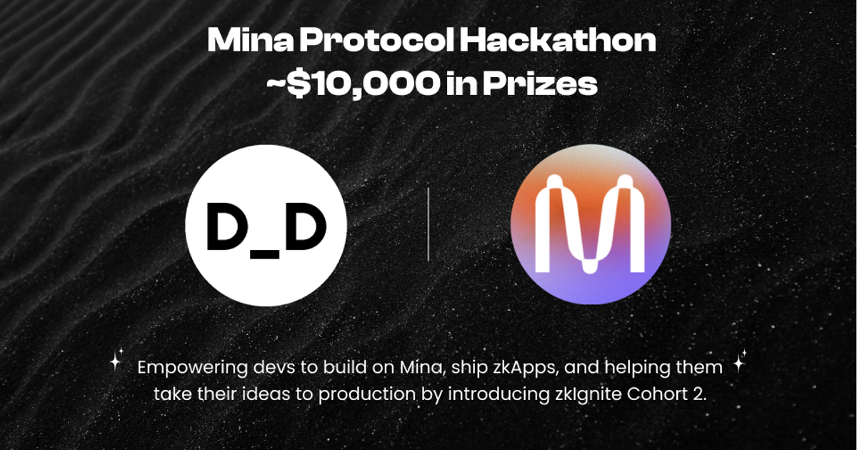 Developer DAO X Mina Protocol Hackathon Details | $10,000 prizes