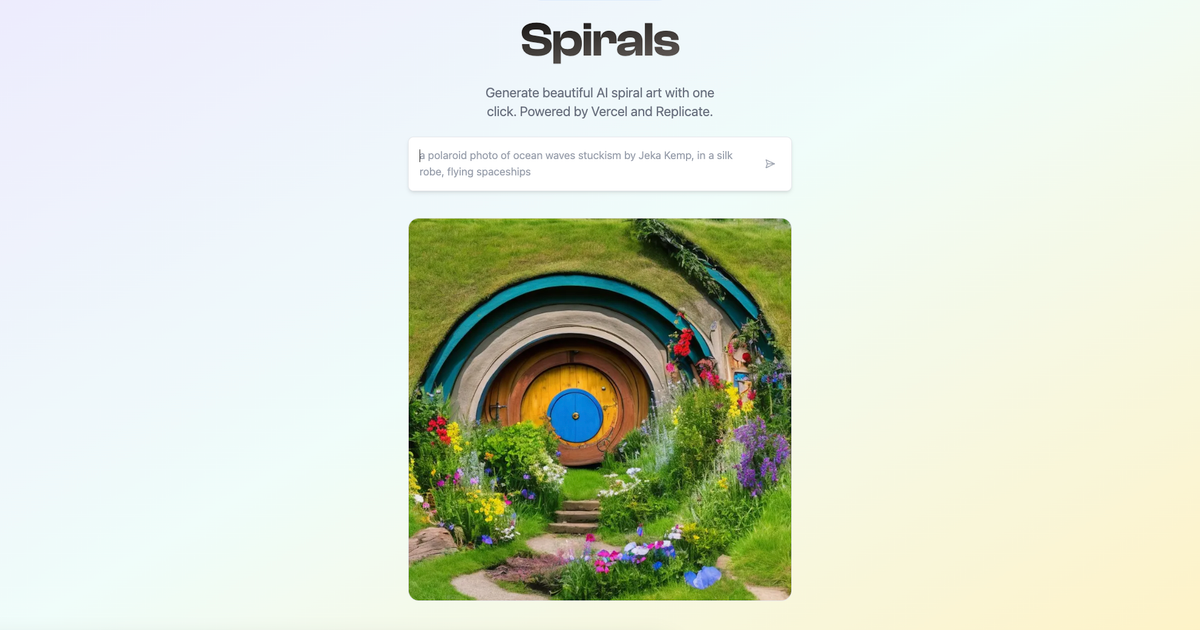 Spirals – AI Spiral Art Generator