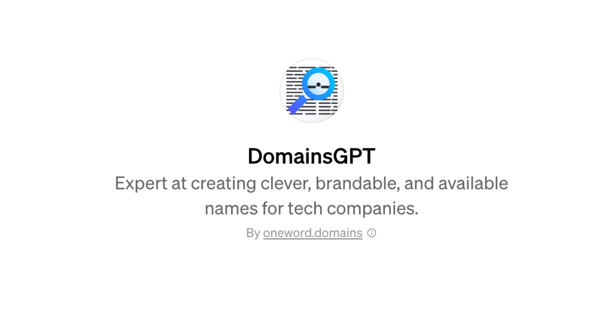 DomainsGPT