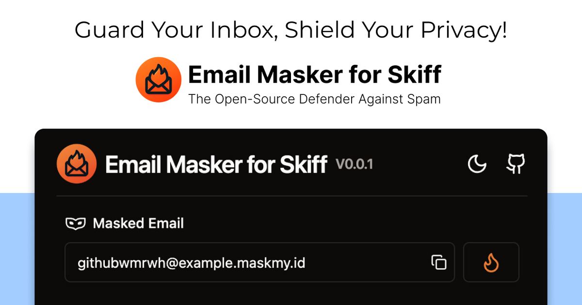 Email Masker – Get this Extension for Chrome