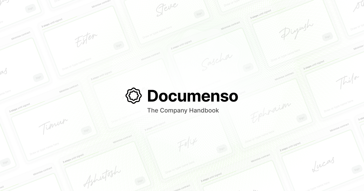 Documenso Handbook