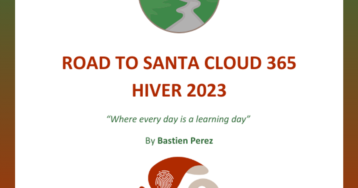 Road to Santa Cloud 365 Hiver 2023 - Version française