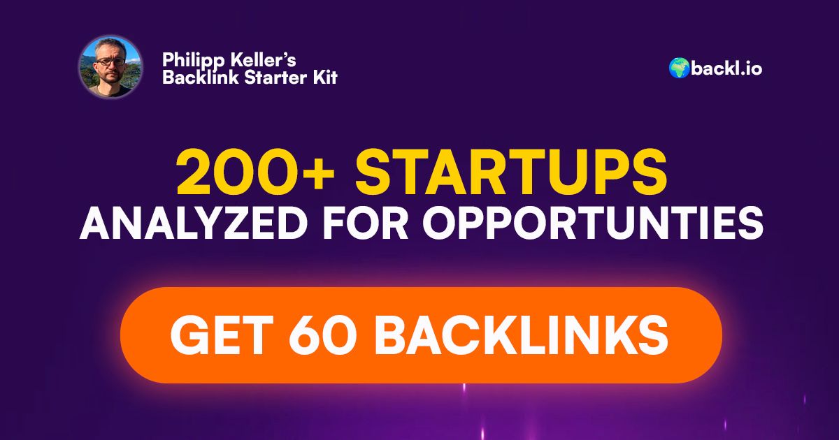 Publish your startup in these directories - for solopreneurs in 2024 - backl.io