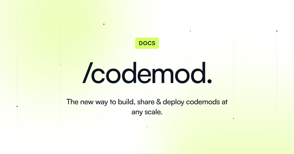 Docs - Codemod Platform