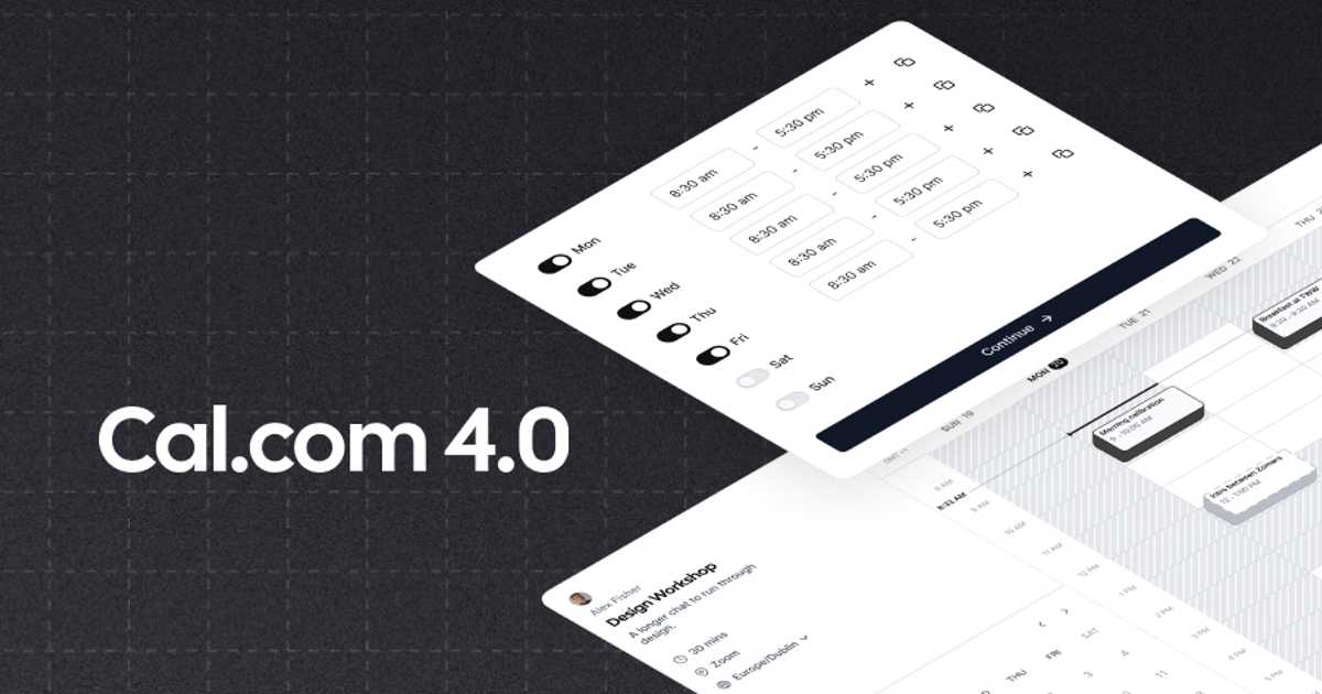 15th April: Cal.com 4.0 on Product Hunt