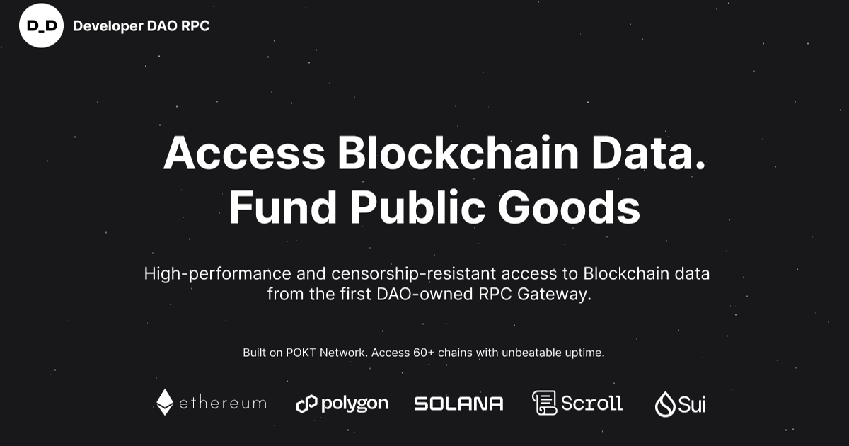 RPC Waitlist | Access Blockchain Data. Fund Public Goods.