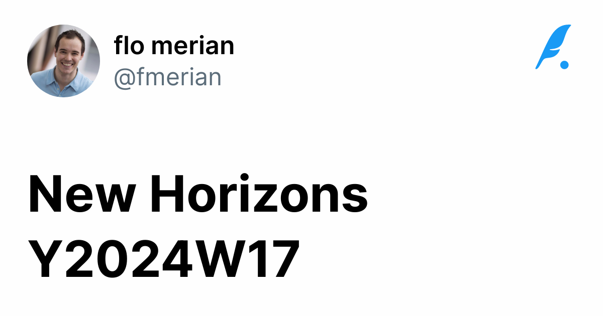 New Horizons Y2024W17 by @fmerian
