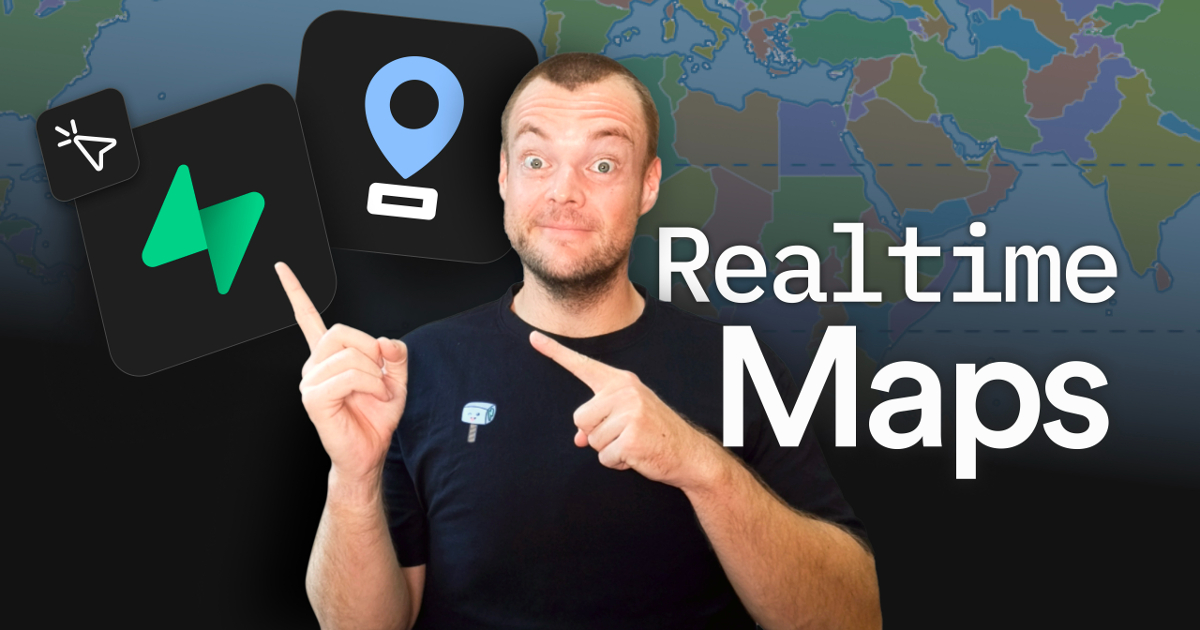 Postgres Realtime location sharing with MapLibre.