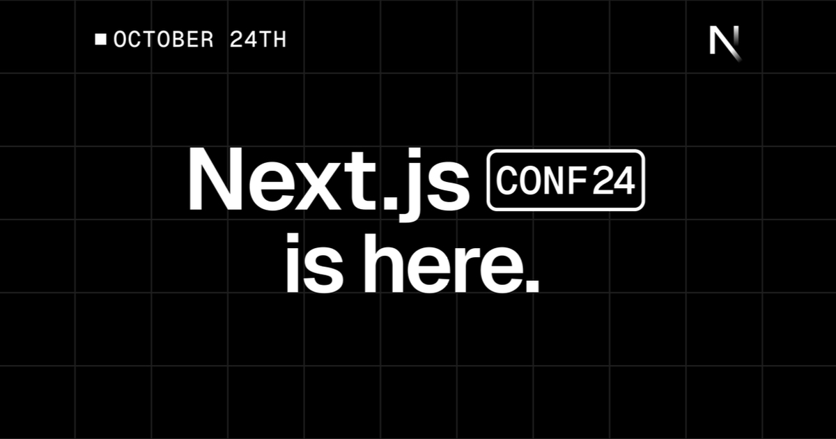 Next.js Conf by Vercel