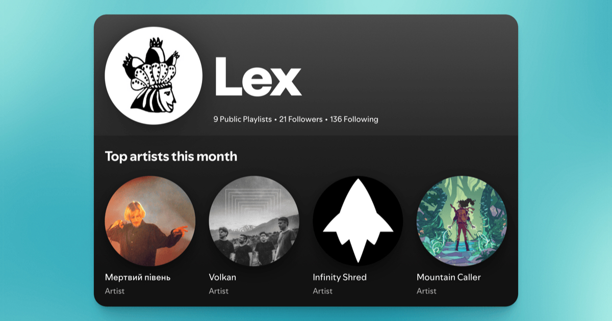 Lex Fradski — Spotify Profile