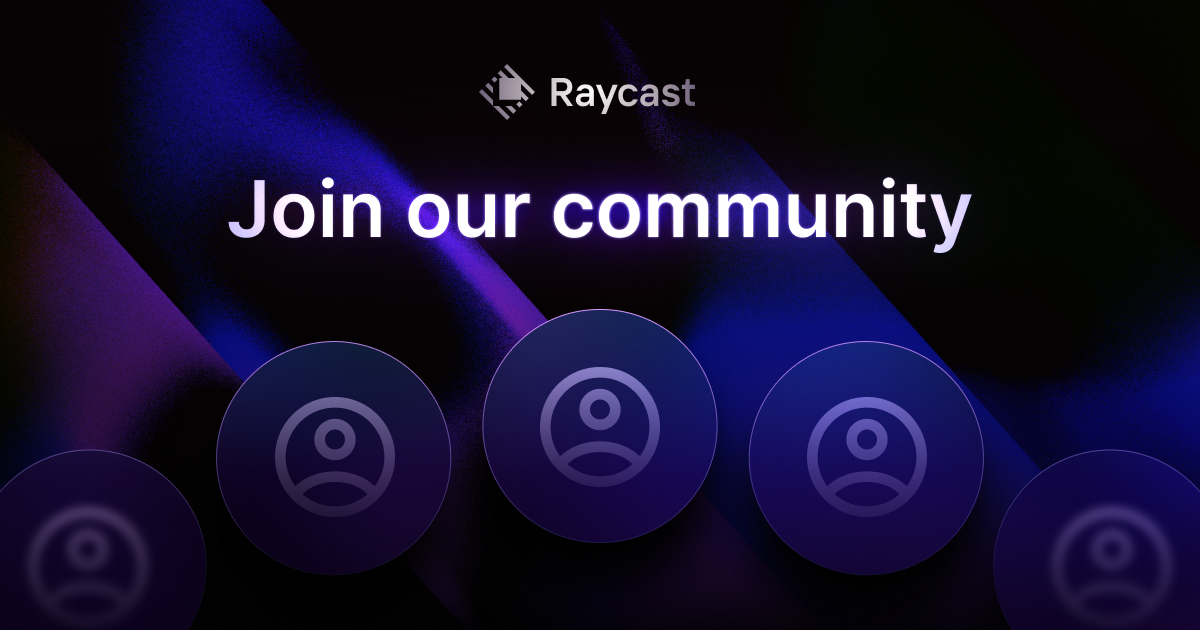 Raycast Slack Community