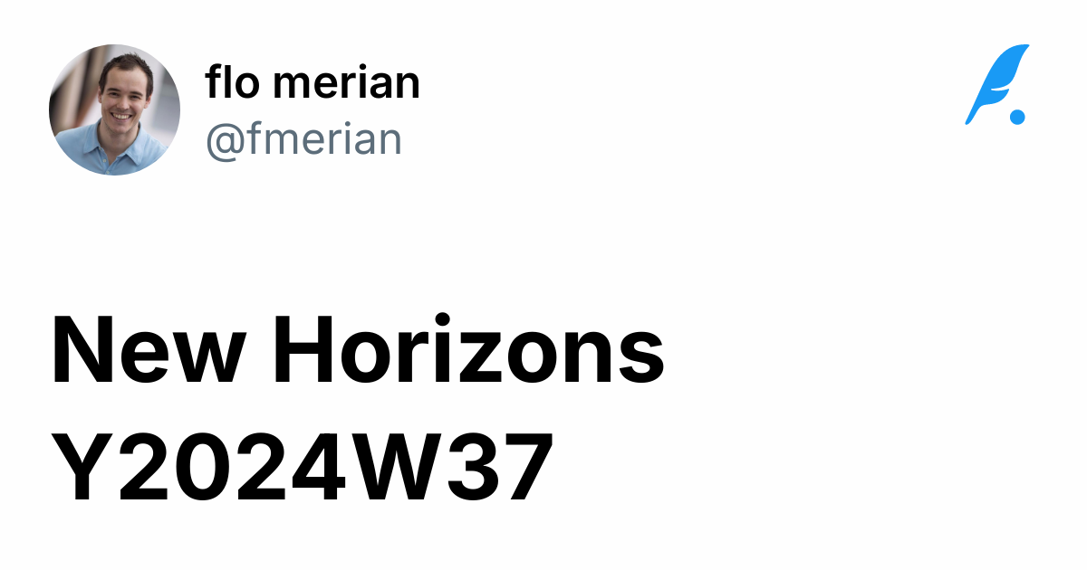 New Horizons Y2024W37 by @fmerian