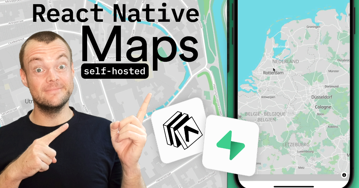 React Native Maps - self-hosted!