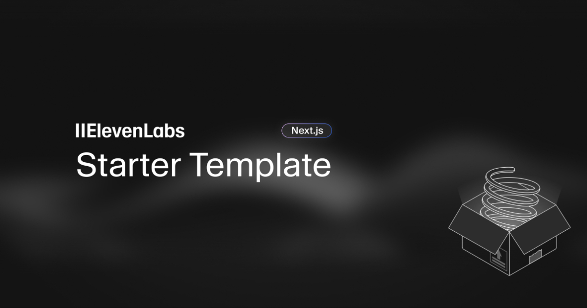 ElevenLabs Next.JS Template