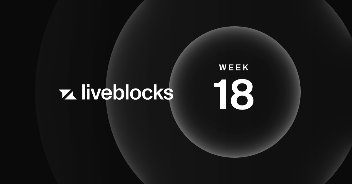Week 18 changelog | Liveblocks
