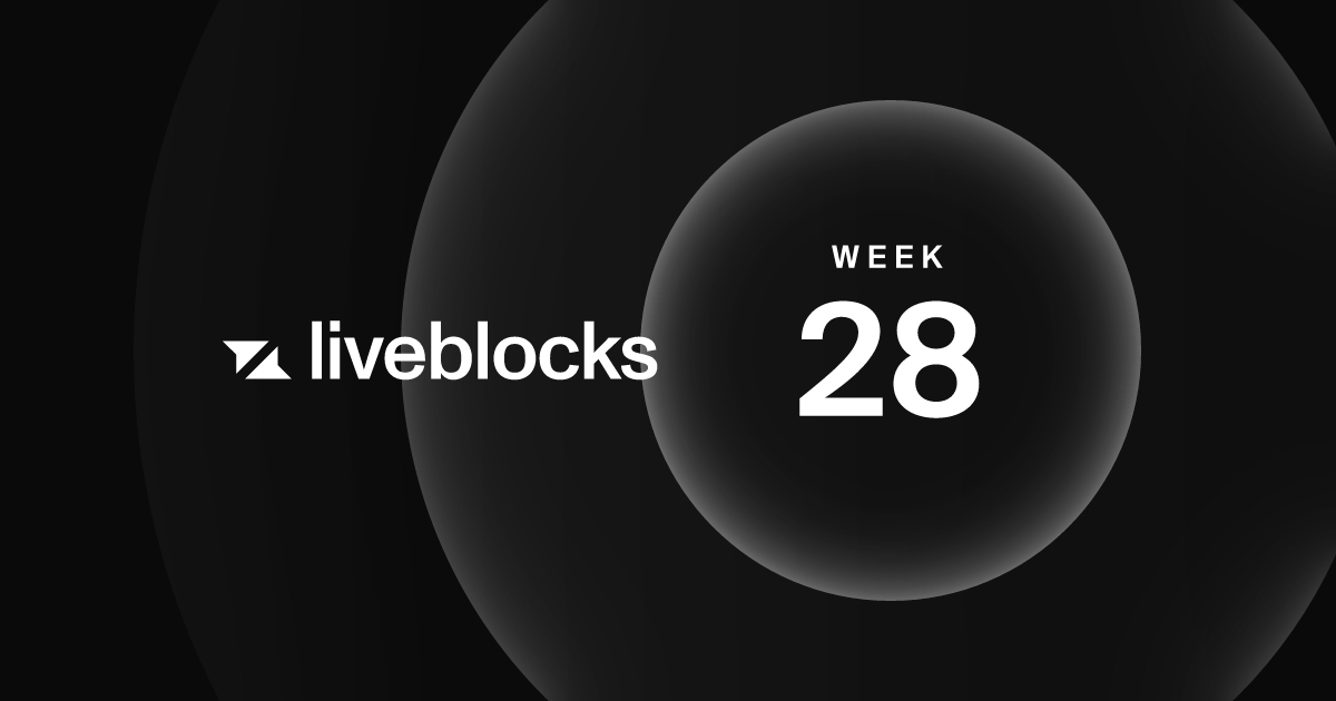 Week 28 changelog | Liveblocks