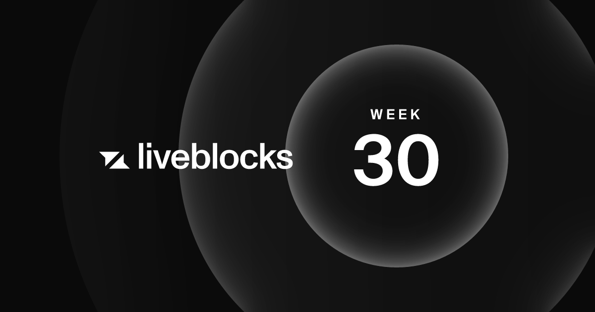 Week 30 changelog | Liveblocks