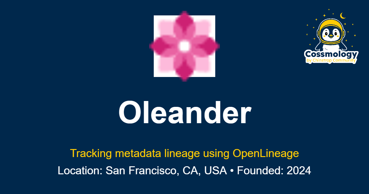 Cossmology Profile - Oleander