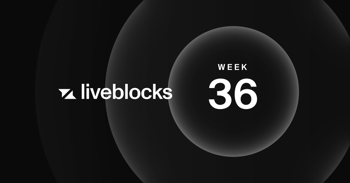 Week 36 changelog | Liveblocks