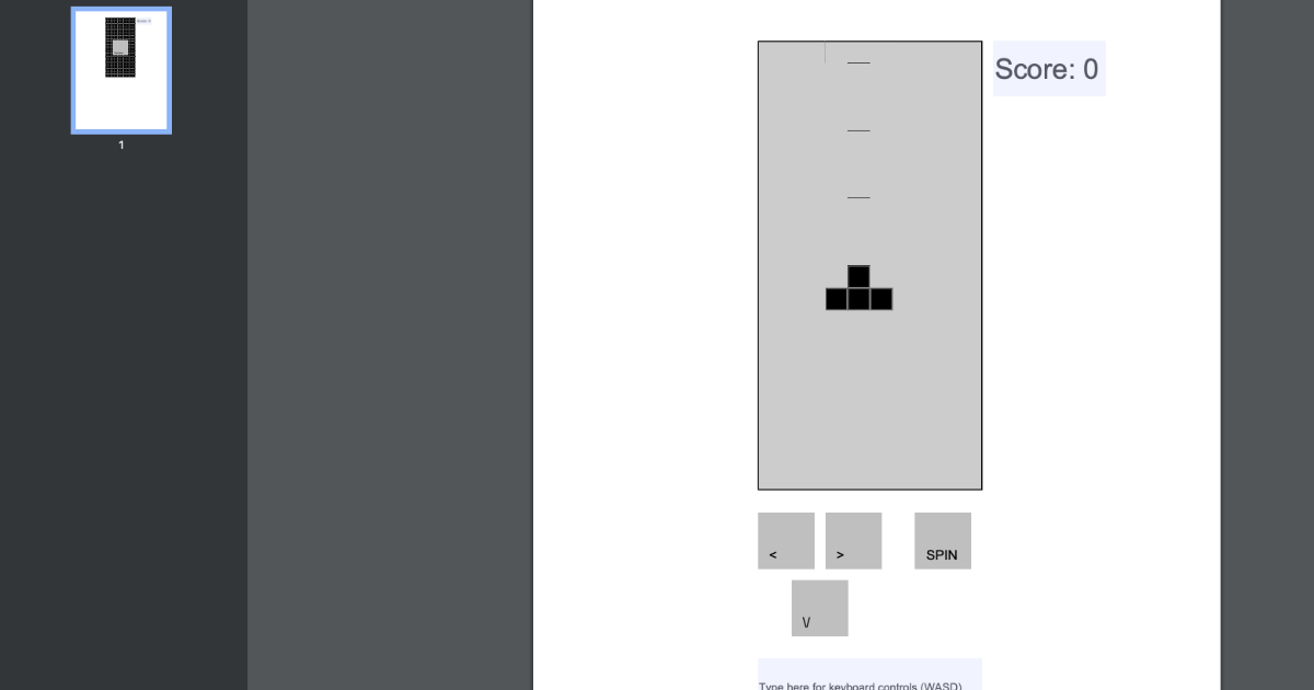 PDFTris – play tetris inside a PDF