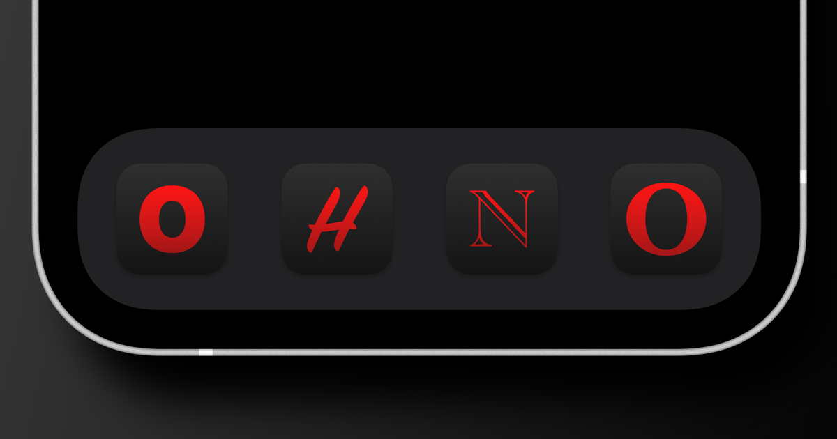 Oh no, I need to design a tinted iOS 18 app icon