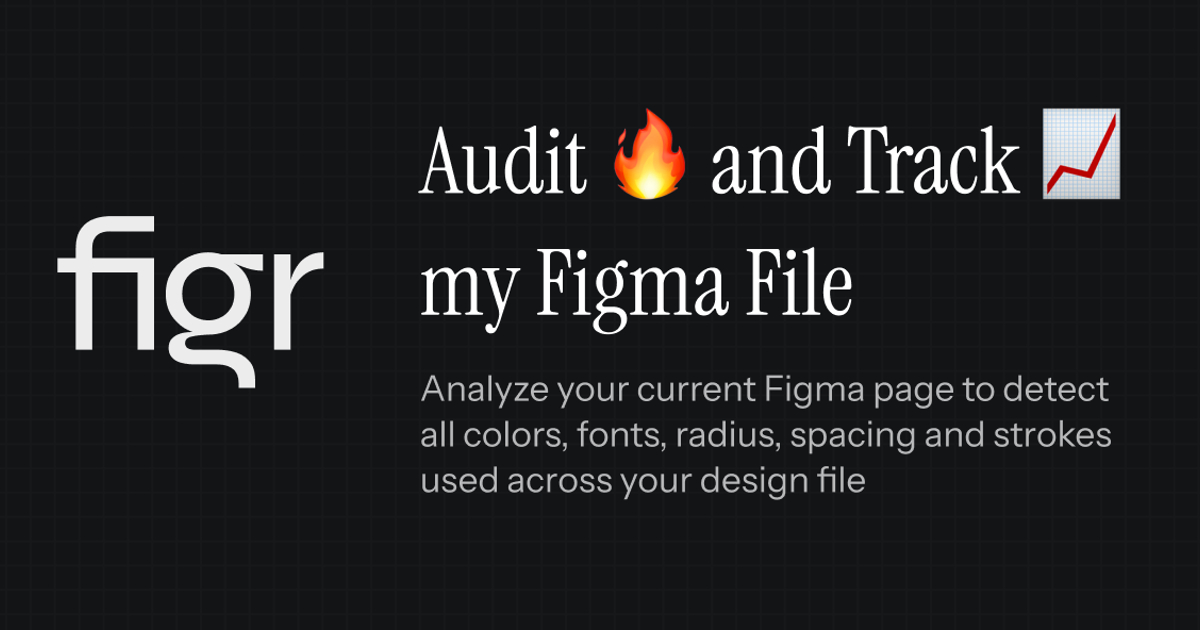 Audit my Figma File! 📏