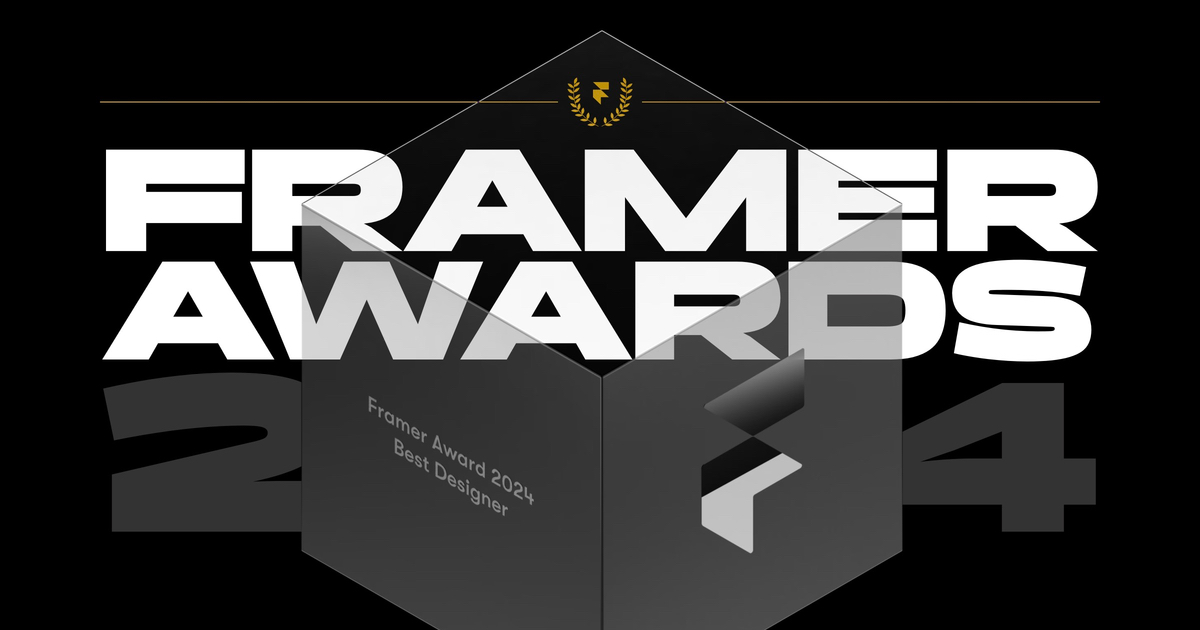 Framer Awards: Site of the Year 2024